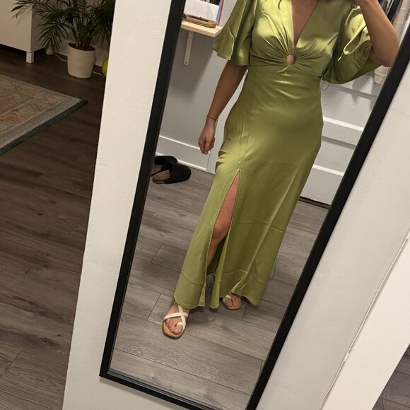 NEW! Abercrombie & Fitch angel sleeve maxi dress - Picture 3 of 4